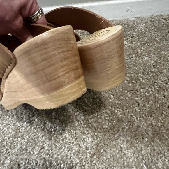 No. 6 frida Clog in palomino 37-7 $290 - Picture 11 of 15